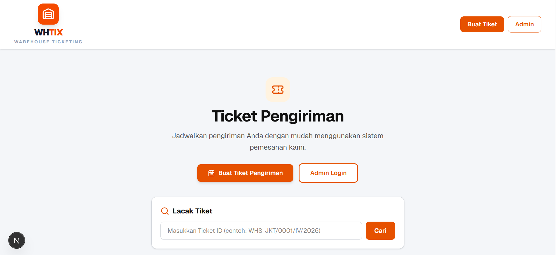 Warehouse Ticketing